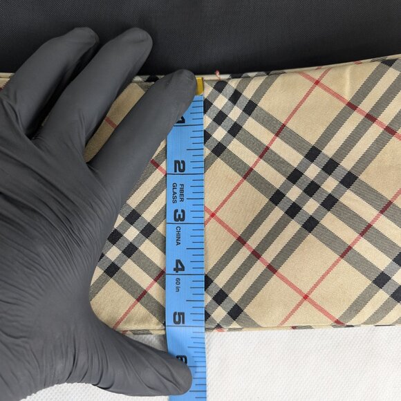 BURBERRY BLUE LABEL Handbag One Shoulder Nylon Black Nova Check Made in Italy. - Picture 10 of 12